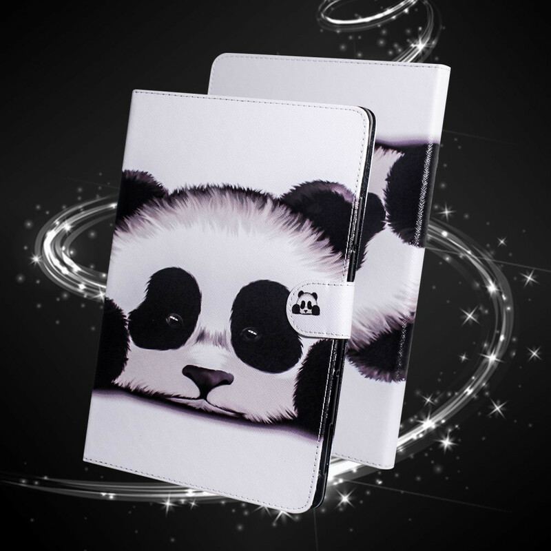 Capa Folio Para Samsung Galaxy Tab S6 Lite Cabeça De Panda