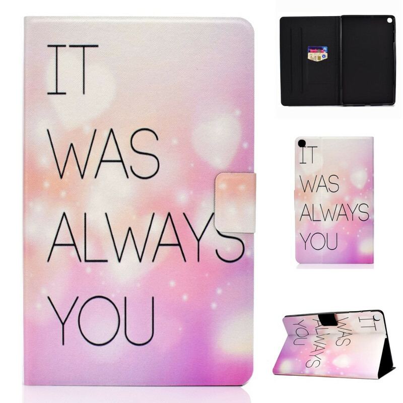 Capa Folio Para Samsung Galaxy Tab S6 Lite Sempre Foi Você
