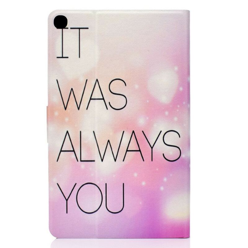 Capa Folio Para Samsung Galaxy Tab S6 Lite Sempre Foi Você