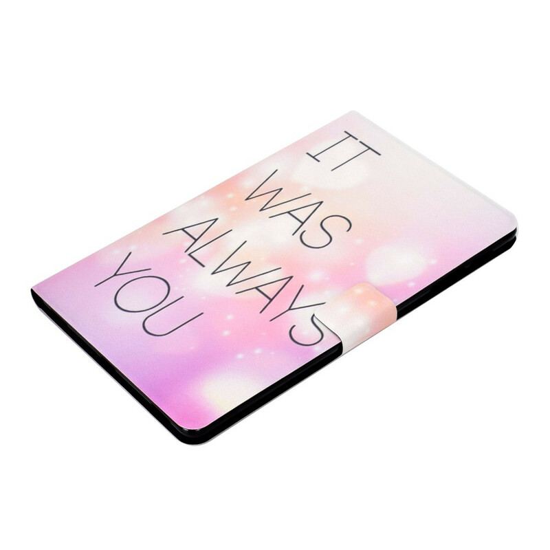 Capa Folio Para Samsung Galaxy Tab S6 Lite Sempre Foi Você