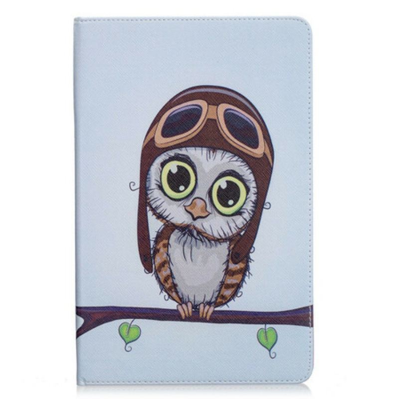 Capa Para Samsung Galaxy Tab S6 Lite Coruja Aviadora