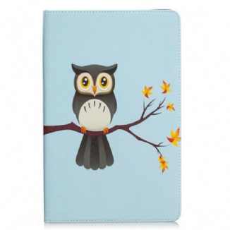 Capa Para Samsung Galaxy Tab S6 Lite Coruja Em Seu Galho