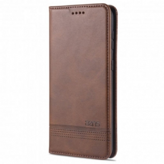 Capa De Celular Para Samsung Galaxy S21 Ultra 5G Flip Estilo De Couro Azns