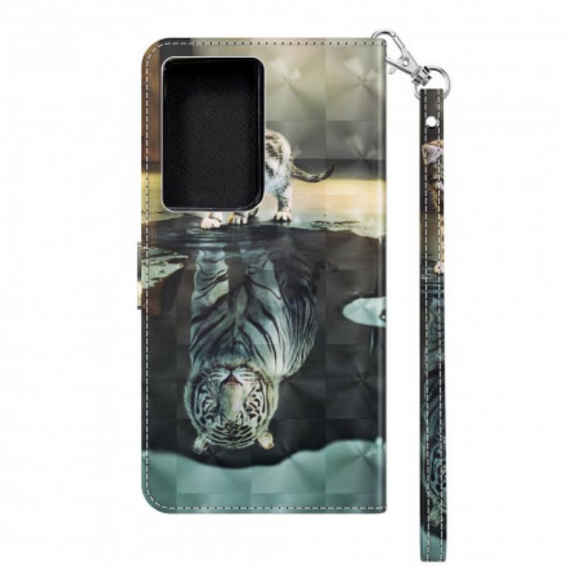 Capa Flip Para Samsung Galaxy S21 Ultra 5G Ernesto O Tigre