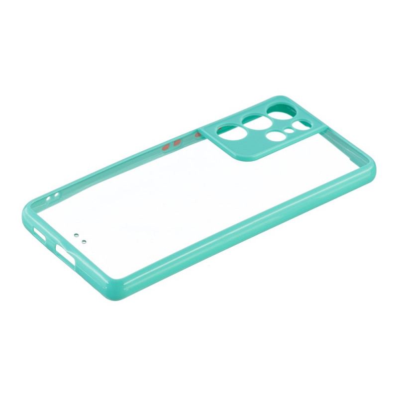 Capa Para Samsung Galaxy S21 Ultra 5G Contorno Colorido Sem Costura