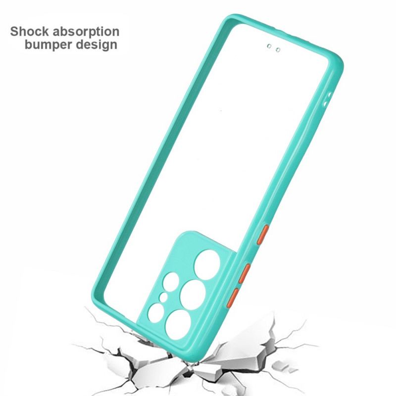 Capa Para Samsung Galaxy S21 Ultra 5G Contorno Colorido Sem Costura
