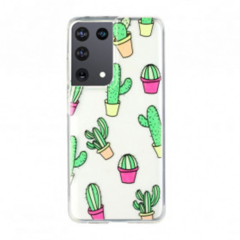 Capa Para Samsung Galaxy S21 Ultra 5G Mini Cactos