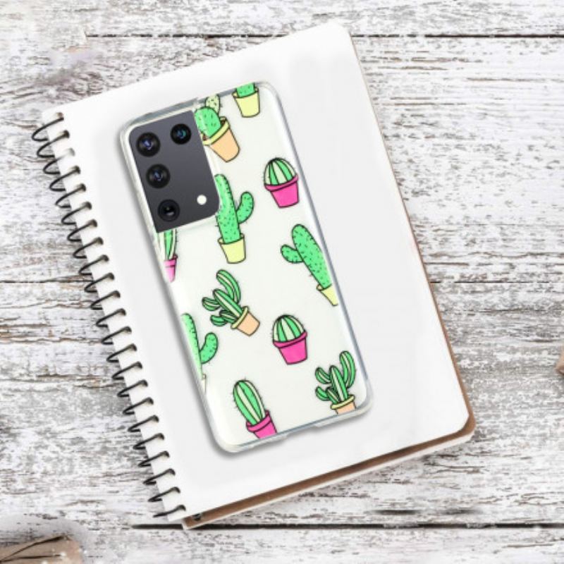 Capa Para Samsung Galaxy S21 Ultra 5G Mini Cactos