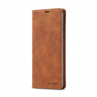 Capa De Celular Para Xiaomi Redmi Note 9S / 9 Pro Flip Forwenw Efeito Couro