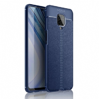 Capa Para Xiaomi Redmi Note 9S / 9 Pro Efeito Couro Lichia