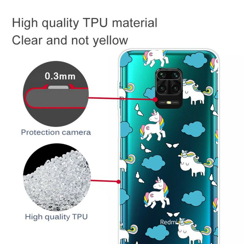 Capa Para Xiaomi Redmi Note 9S / 9 Pro Pequenos Unicórnios