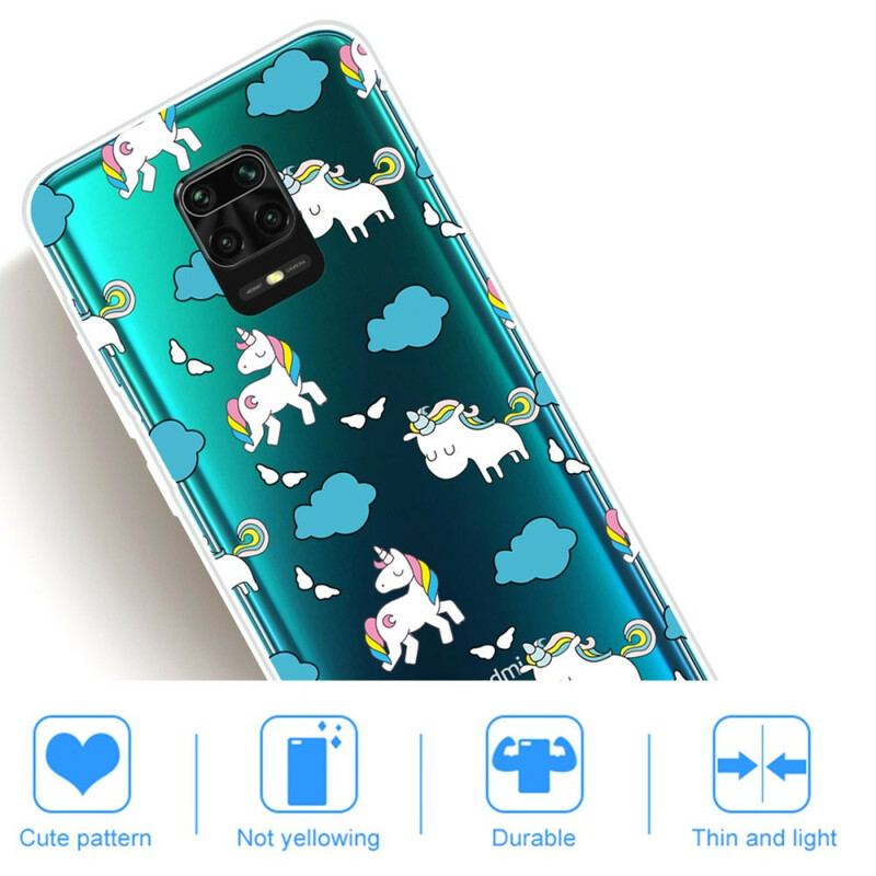 Capa Para Xiaomi Redmi Note 9S / 9 Pro Pequenos Unicórnios