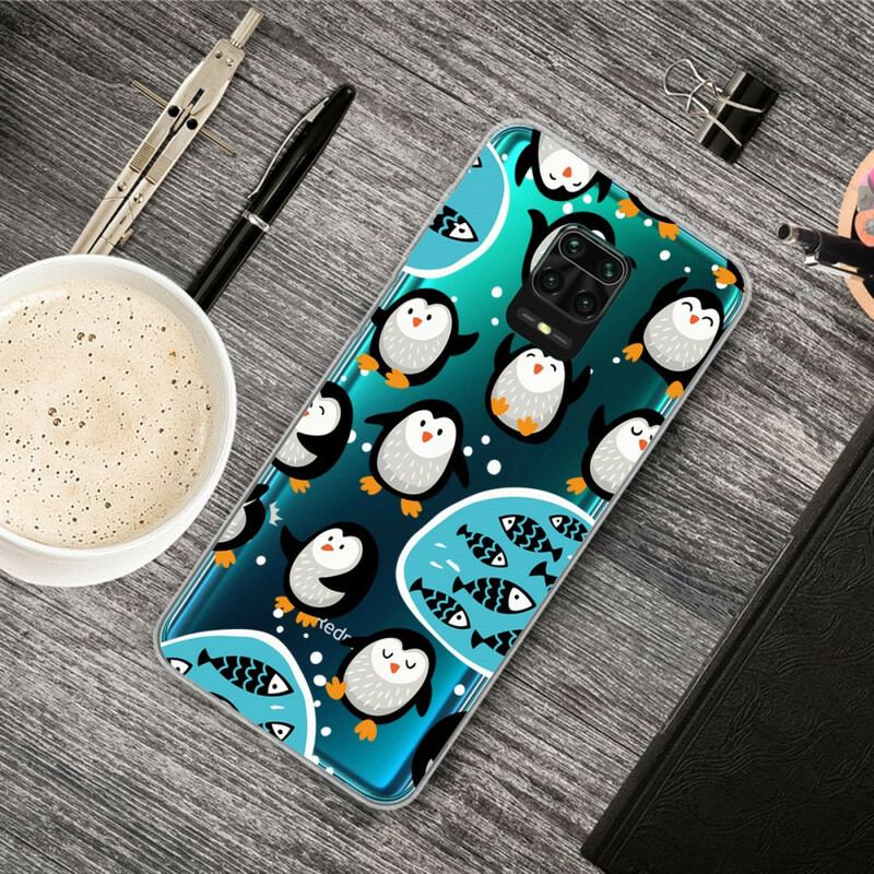 Capa Para Xiaomi Redmi Note 9S / 9 Pro Pinguins