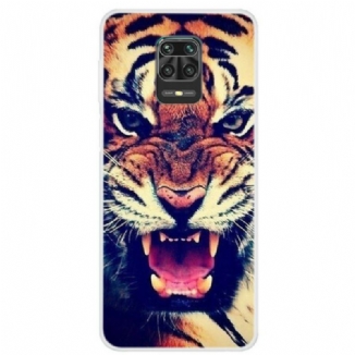 Capa Para Xiaomi Redmi Note 9S / 9 Pro Tigre Frontal