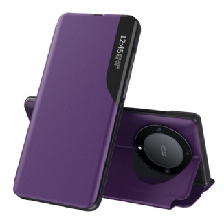 Capa De Celular Para Honor Magic 5 Lite Couro Sintético