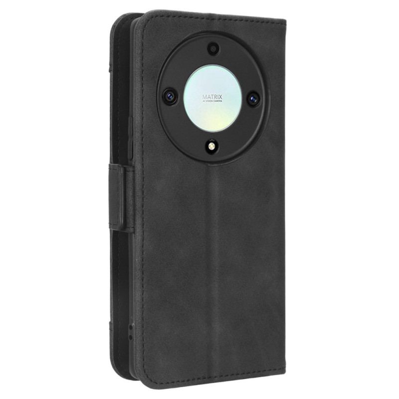 Capa De Couro Para Honor Magic 5 Lite Cartões Múltiplos