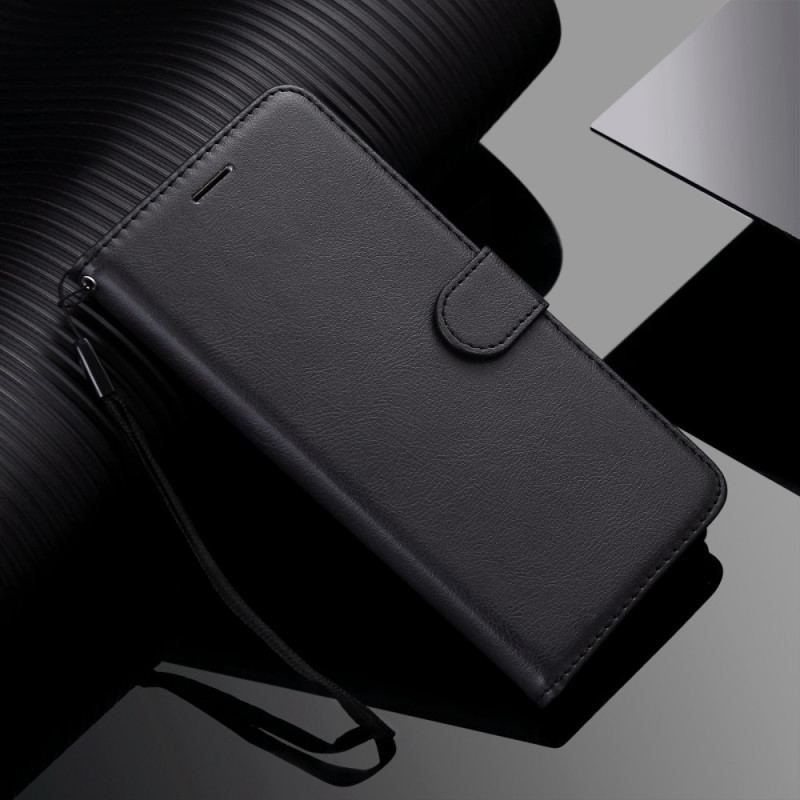 Capa Flip Para Honor Magic 5 Lite De Cordão Simples Com Alça