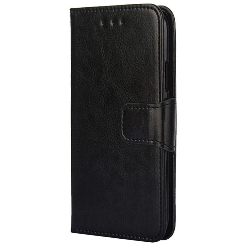 Capa Flip Para Honor Magic 5 Lite Efeito Couro Vintage