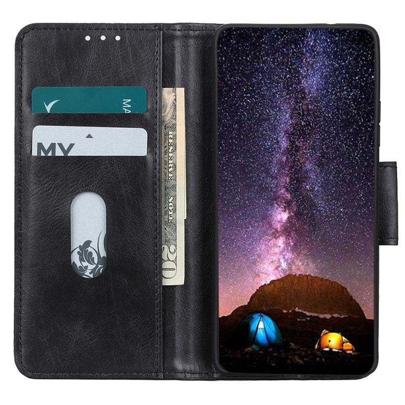 Capa Flip Para Honor Magic 5 Lite Fecho De Couro Estilo Reversível