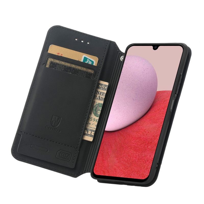 Capa De Celular Para Samsung Galaxy A14 / A14 5G Flip Projeto Rfid Caseneo