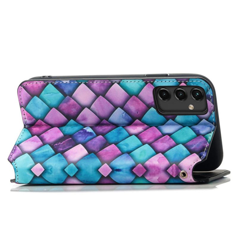 Capa De Celular Para Samsung Galaxy A14 / A14 5G Flip Projeto Rfid Caseneo