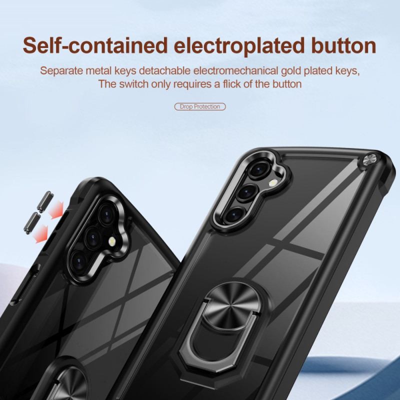 Capa De Celular Para Samsung Galaxy A14 / A14 5G Metal De Suporte De Anel