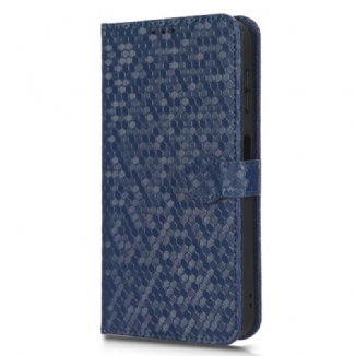 Capa De Couro Para Samsung Galaxy A14 / A14 5G De Cordão Padrão 3d Strappy