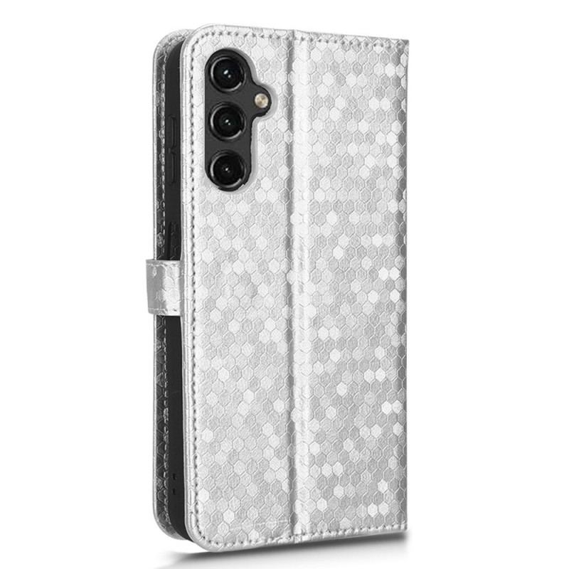 Capa De Couro Para Samsung Galaxy A14 / A14 5G De Cordão Padrão 3d Strappy