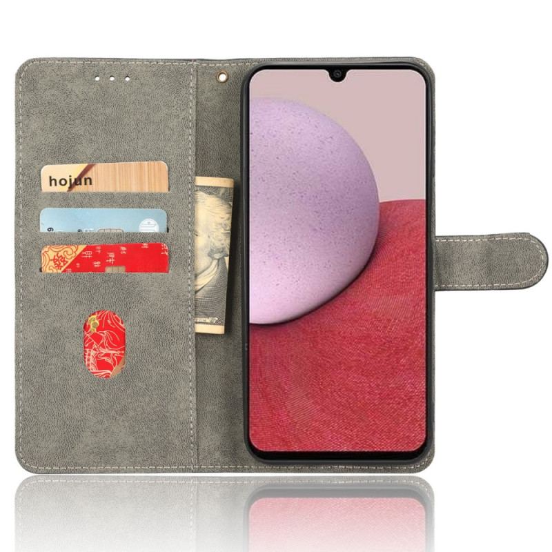 Capa Flip Para Samsung Galaxy A14 / A14 5G Vintage Unidos