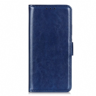 Capa Folio Para Samsung Galaxy A14 / A14 5G Couro Envernizado Falso
