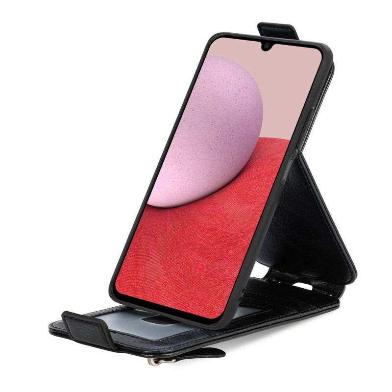 Capa Folio Para Samsung Galaxy A14 / A14 5G Capa Tipo Carteira Flip Carteira Integrada Com Aba Vertical