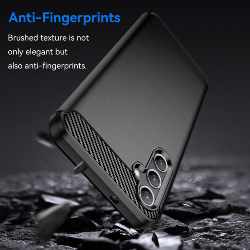 Capa Para Samsung Galaxy A14 / A14 5G Fibra De Carbono Escovada