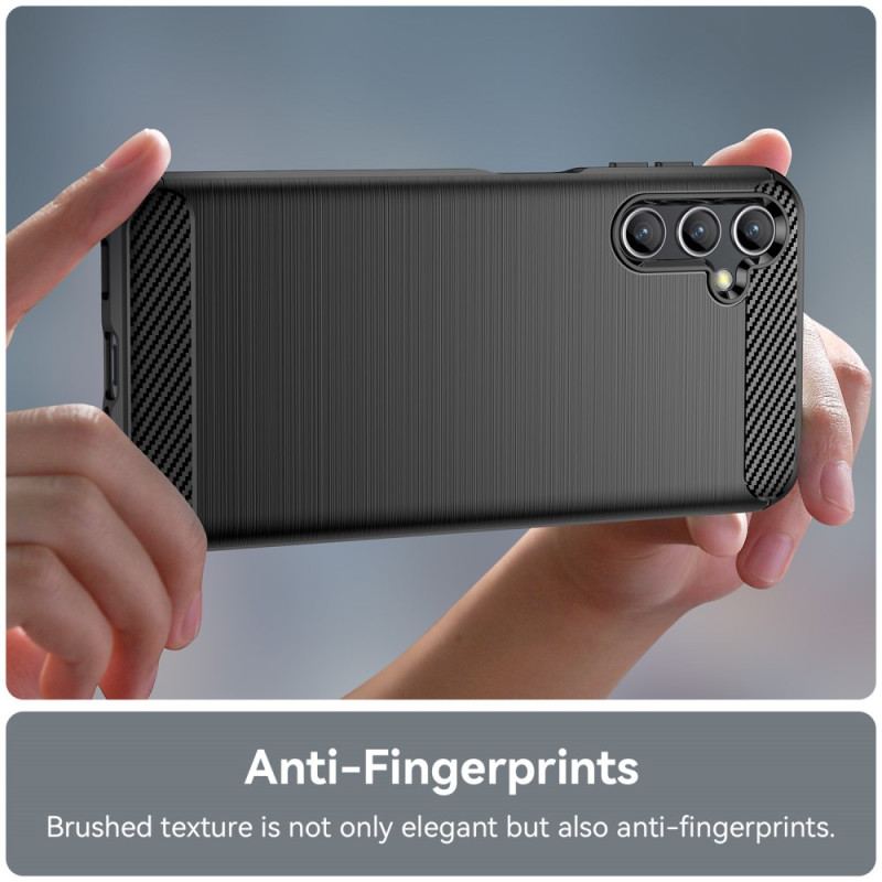 Capa Para Samsung Galaxy A14 / A14 5G Fibra De Carbono Escovada