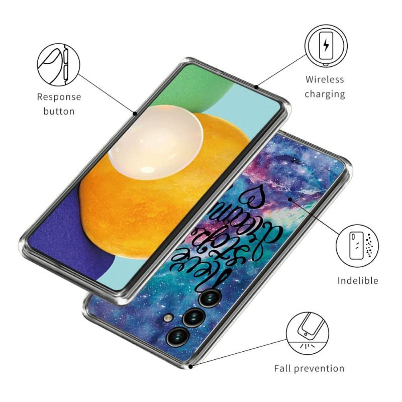 Capa Para Samsung Galaxy A14 / A14 5G Nunca Pare De Sonhar