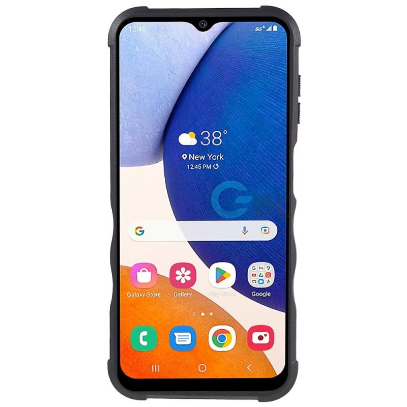Capa Para Samsung Galaxy A14 / A14 5G Suporte De Anel De Efeito De Metal