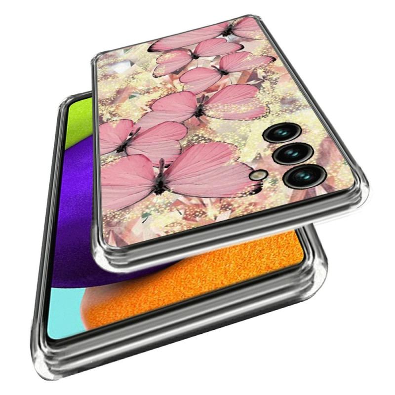 Capa Para Samsung Galaxy A14 / A14 5G Vôo De Borboletas