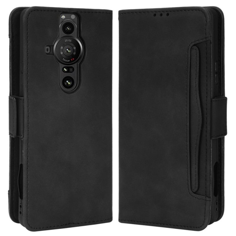 Capa Em Pele Para Sony Xperia Pro-I Multi-card Premier Class
