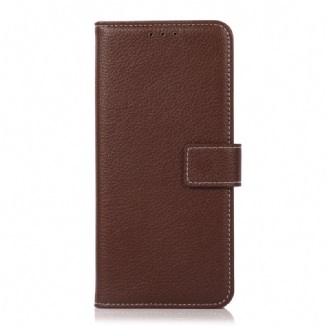 Capa Flip Para Sony Xperia Pro-I Costuras Expostas De Lichia