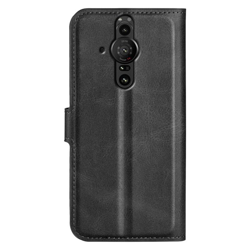 Capa Flip Para Sony Xperia Pro-I Couro Sintético Fino