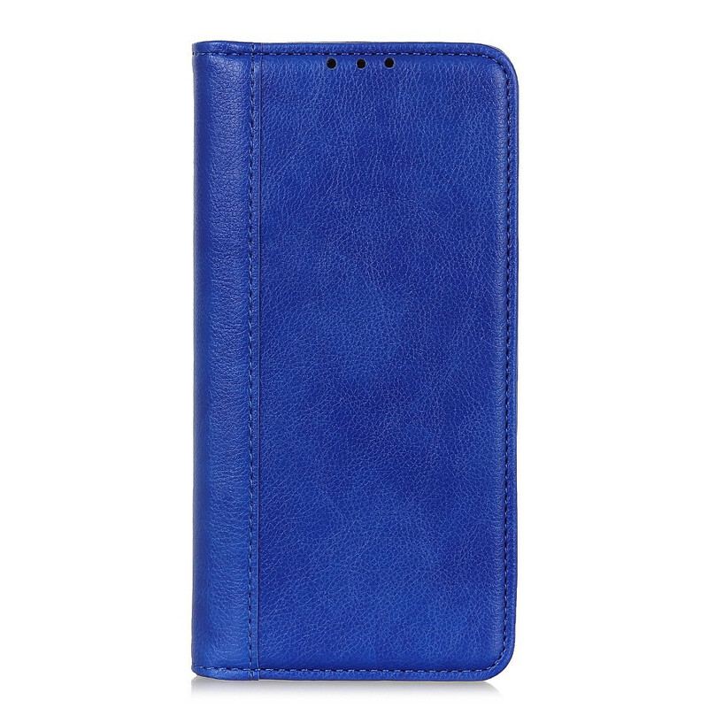 Capa De Celular Para Xiaomi Redmi 9 Flip Versão Couro Rachado Lichia