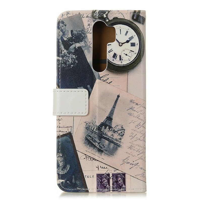 Capa Flip Para Xiaomi Redmi 9 Torre Eiffel Do Poeta