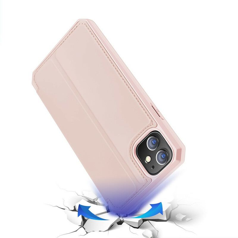 Capa De Celular Para iPhone 12 Mini Flip Pele Série X Dux Ducis
