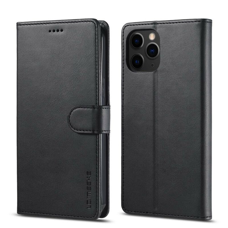 Capa De Couro Para iPhone 12 Mini Lc.imeeke Efeito Couro