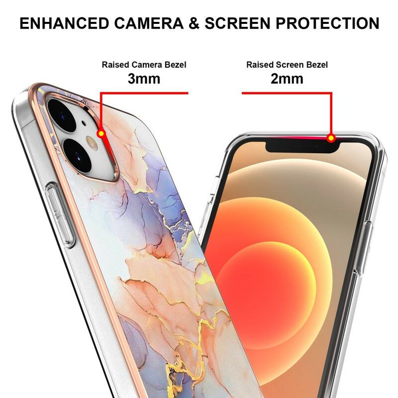 Capa Para iPhone 12 Mini Mármore Sofisticado