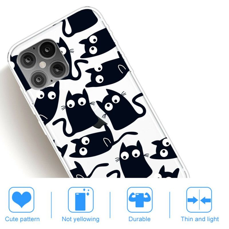 Capa Para iPhone 12 Mini Ratos Pretos