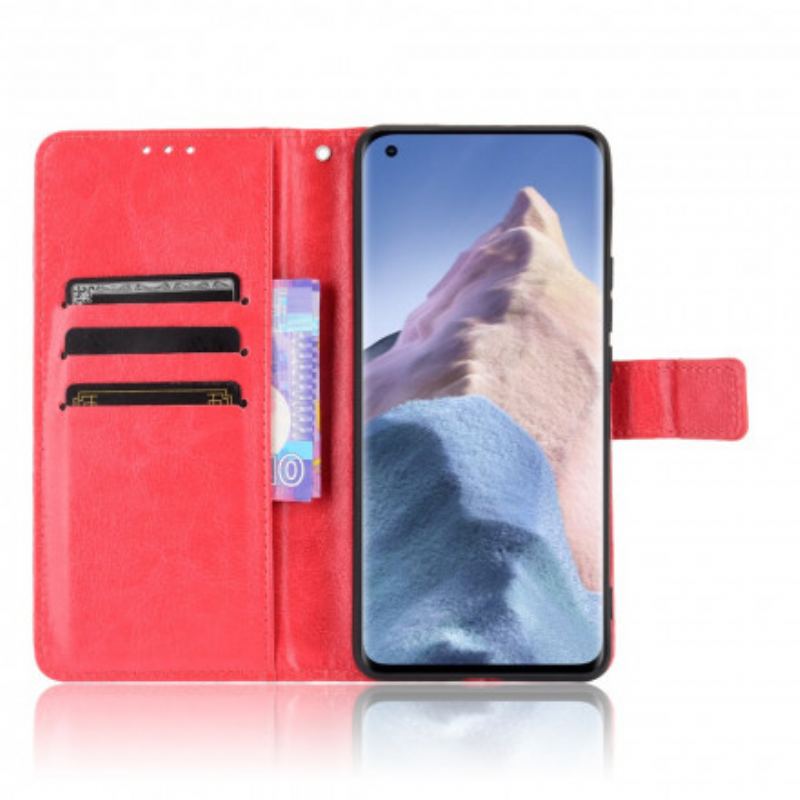 Capa De Couro Para Xiaomi Mi 11 Ultra Couro Falso Chamativo