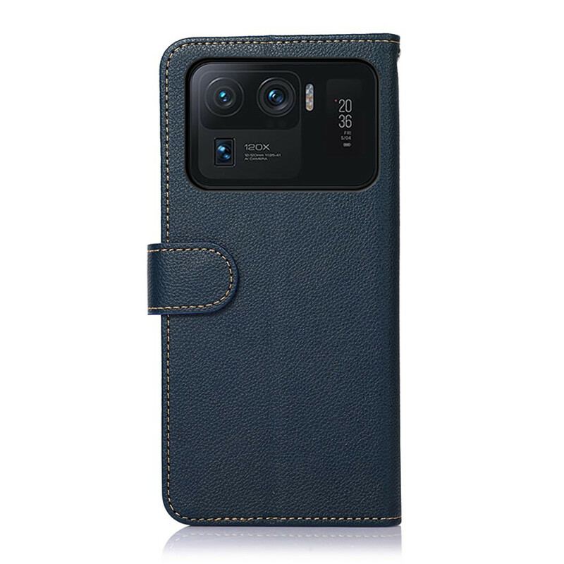 Capa Flip Para Xiaomi Mi 11 Ultra Estilo Lichia Rfid Khazneh