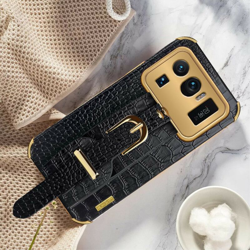 Capa Para Xiaomi Mi 11 Ultra Alça Croco