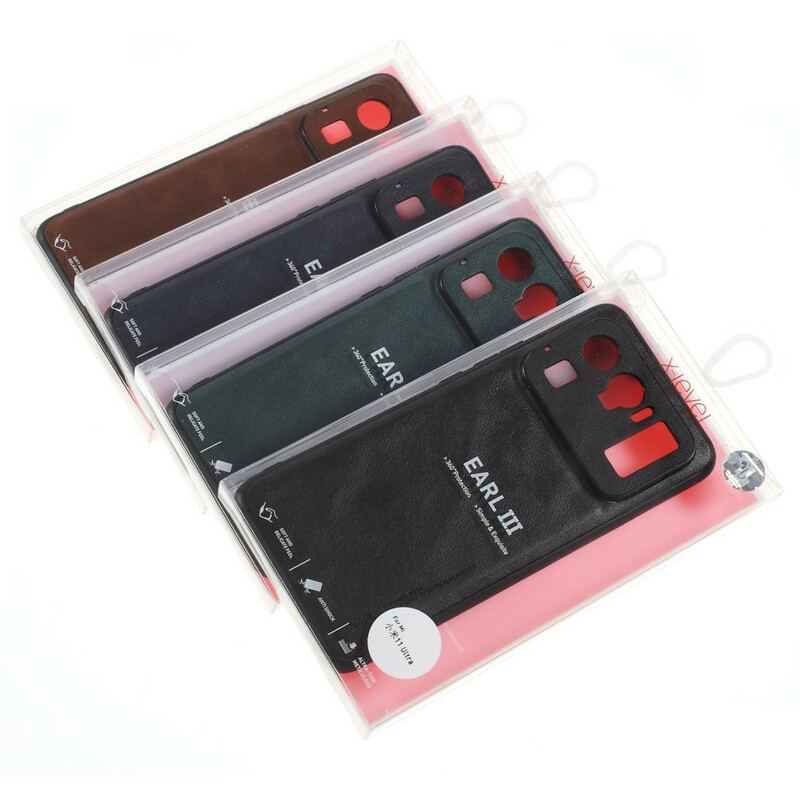 Capa Para Xiaomi Mi 11 Ultra Efeito Couro Vintage X-level