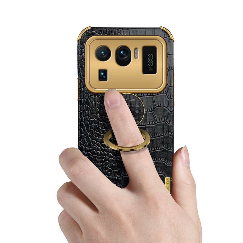 Capa Para Xiaomi Mi 11 Ultra Efeito Pele De Crocodilo X-case
